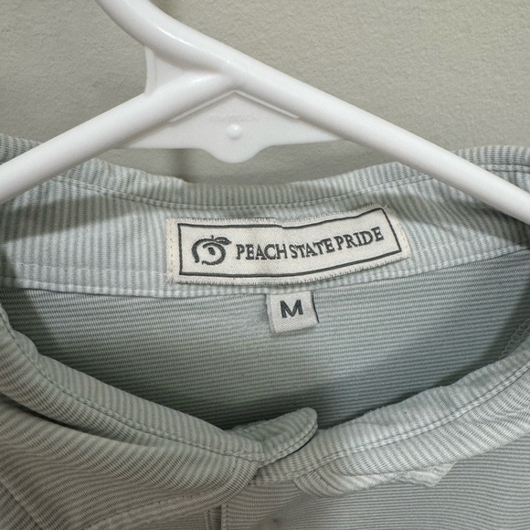 Peach State Pride Striped Polo - Mint Green - Picture 4 of 4